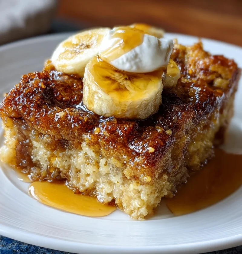 Baked Banana French Toast Casserole