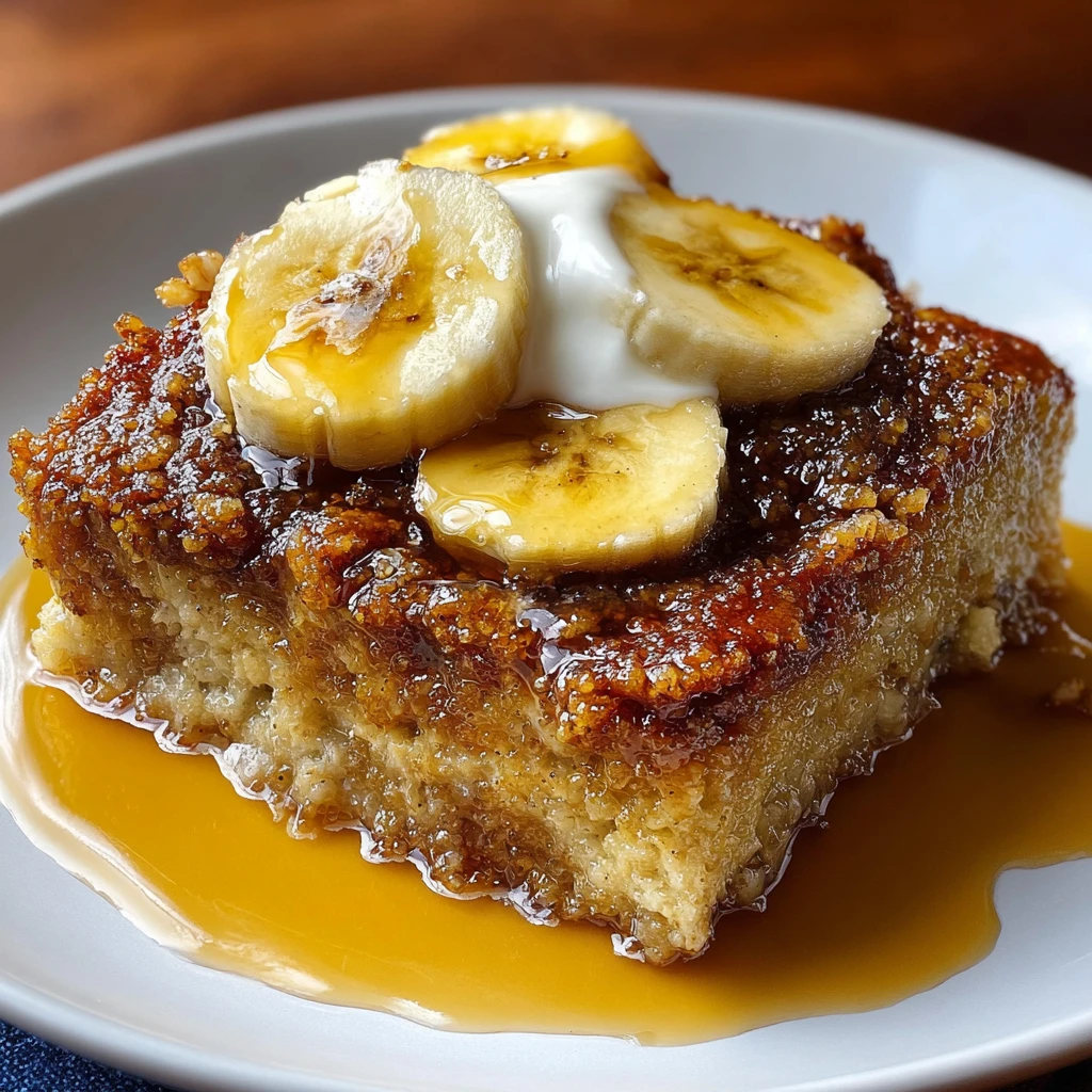 Baked Banana French Toast Casserole