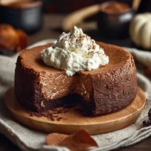 Baked Chocolate Cheesecake