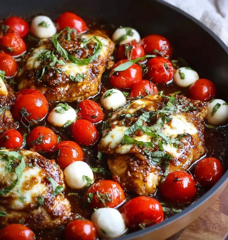 Balsamic Glazed One Pan Chicken