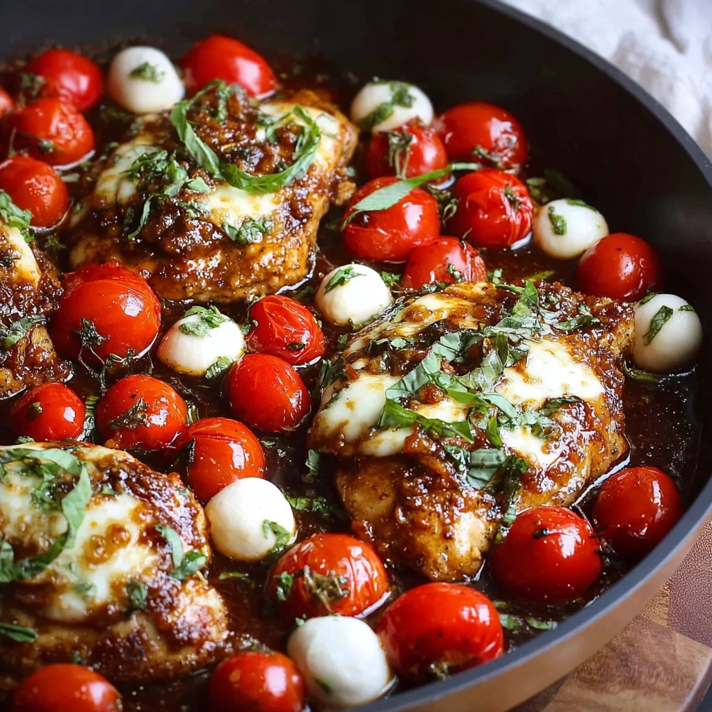 Balsamic Glazed One Pan Chicken