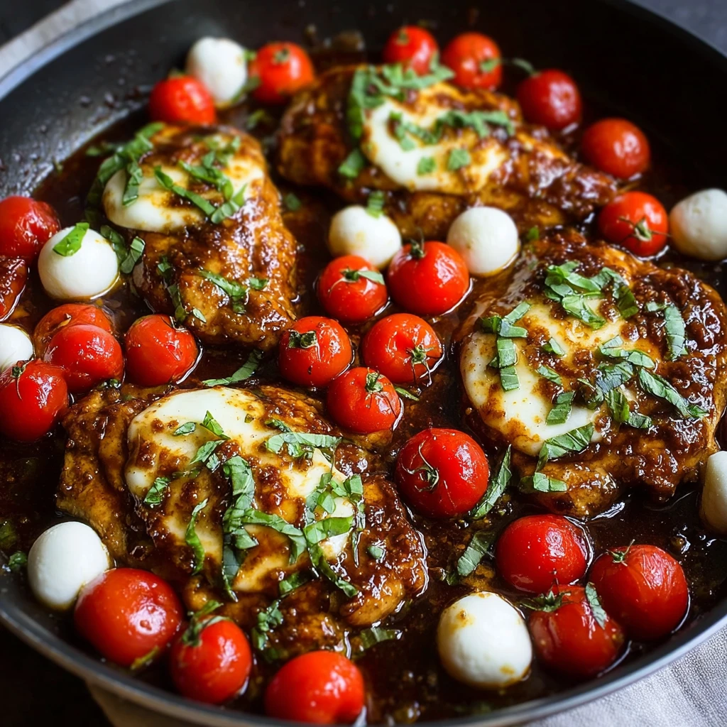 Balsamic Glazed One Pan Chicken
