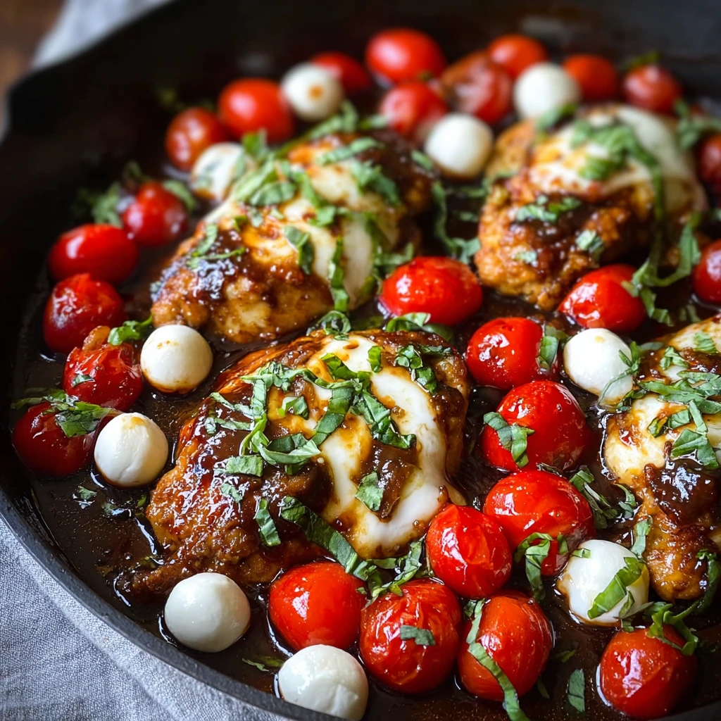 Balsamic Glazed One Pan Chicken