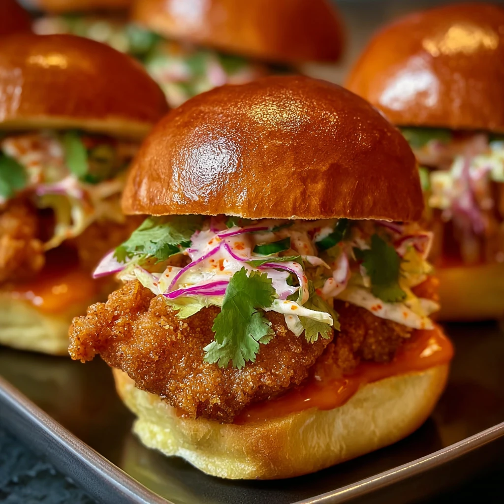 Bang Bang Chicken Sliders