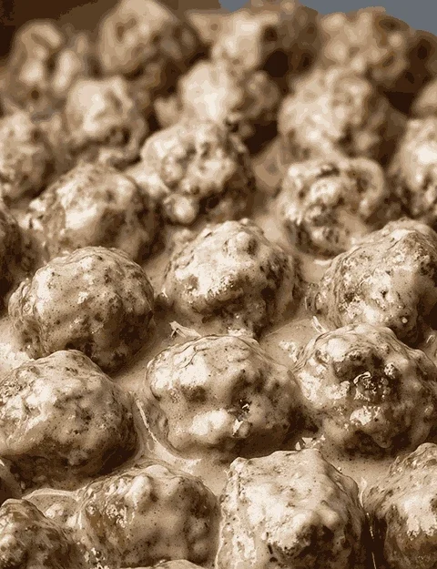 Cajun Alfredo Party Meatballs