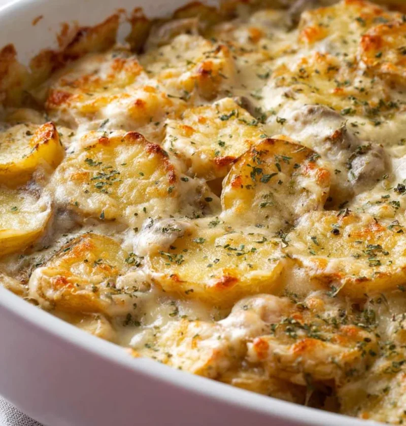 Chicken Alfredo Casserole Fingerling Potatoes