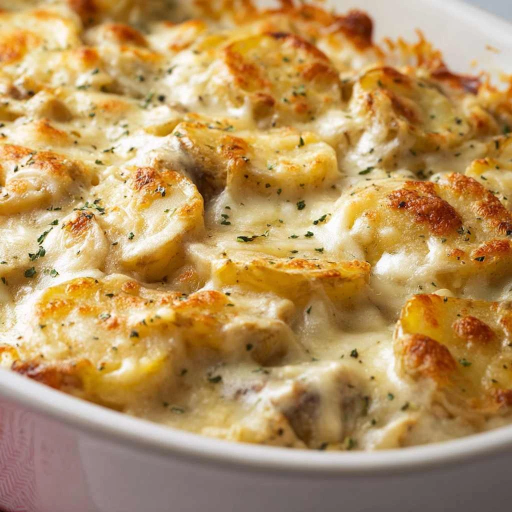 Chicken Alfredo Casserole Fingerling Potatoes