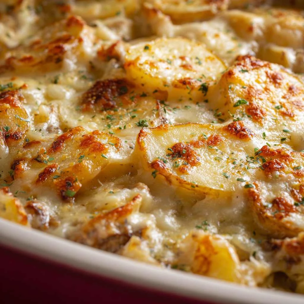 Chicken Alfredo Casserole Fingerling Potatoes