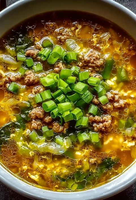 Cozy Onepot Egg Roll Soup Ginger Chilly Nights