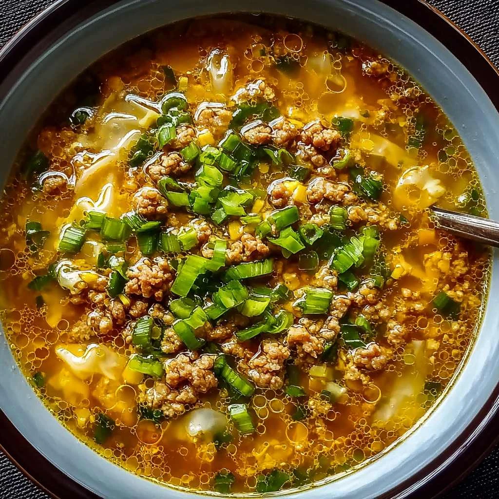 Cozy Onepot Egg Roll Soup Ginger Chilly Nights