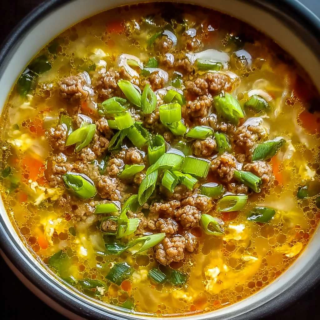 Cozy Onepot Egg Roll Soup Ginger Chilly Nights