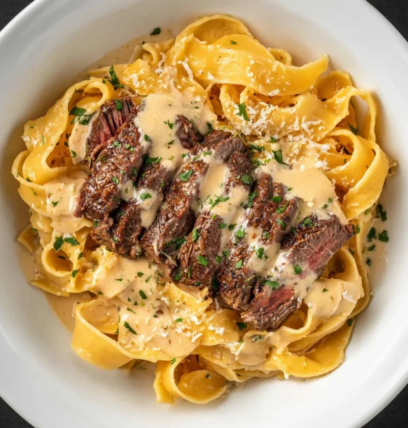 Creamy Steak Pasta