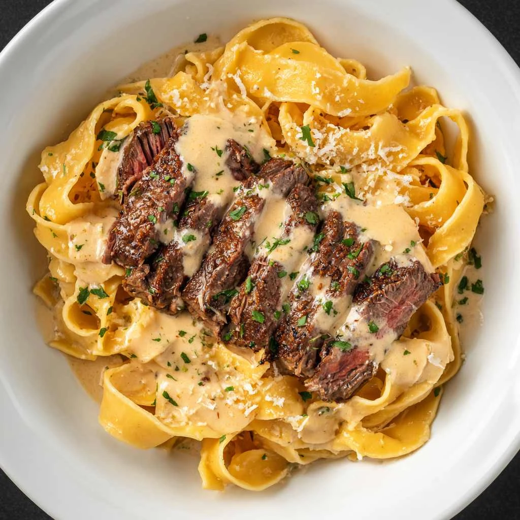 Creamy Steak Pasta