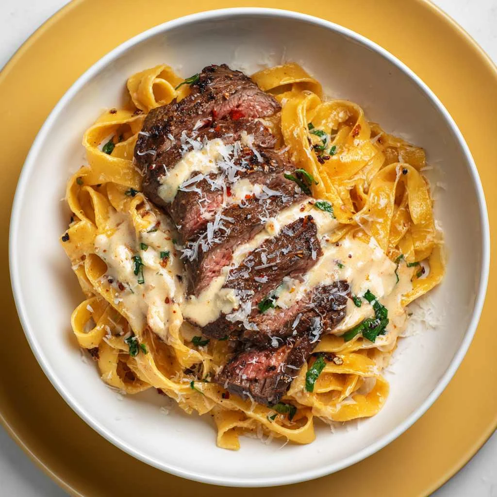 Creamy Steak Pasta