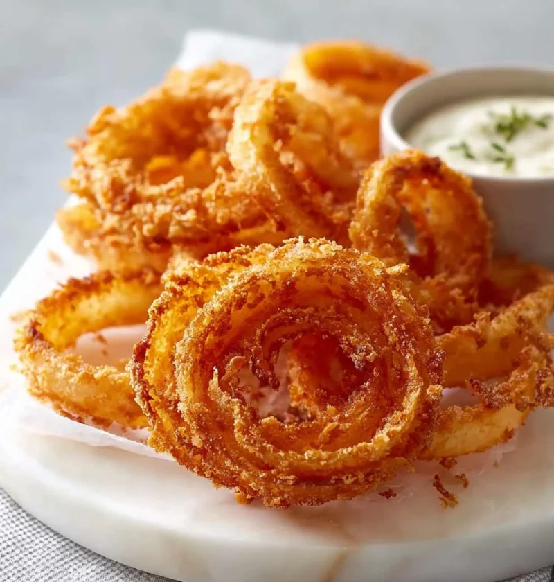 Crispy Onion Ring Chips Recipe Nofuss Crunchy Favorite