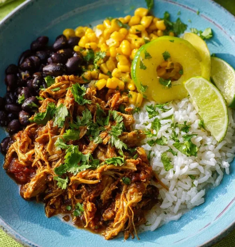 Crockpot Salsa Chicken Black Beans Corn