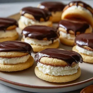 Easy Boston Cream Pie Cookies