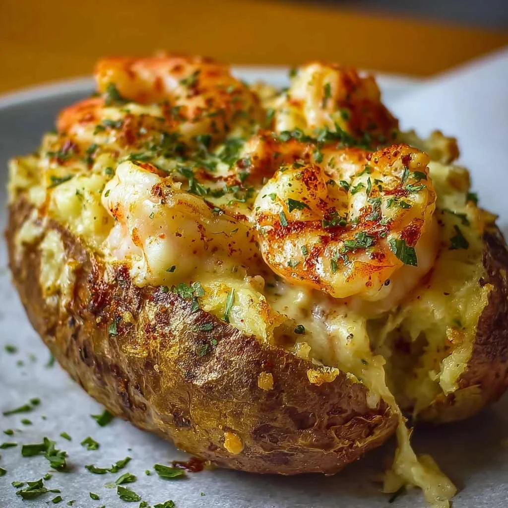 Easy Cajun Cheesy Chicken Jacket Potato