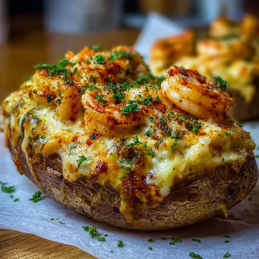 Cajun Cheesy Chicken Jacket Potato