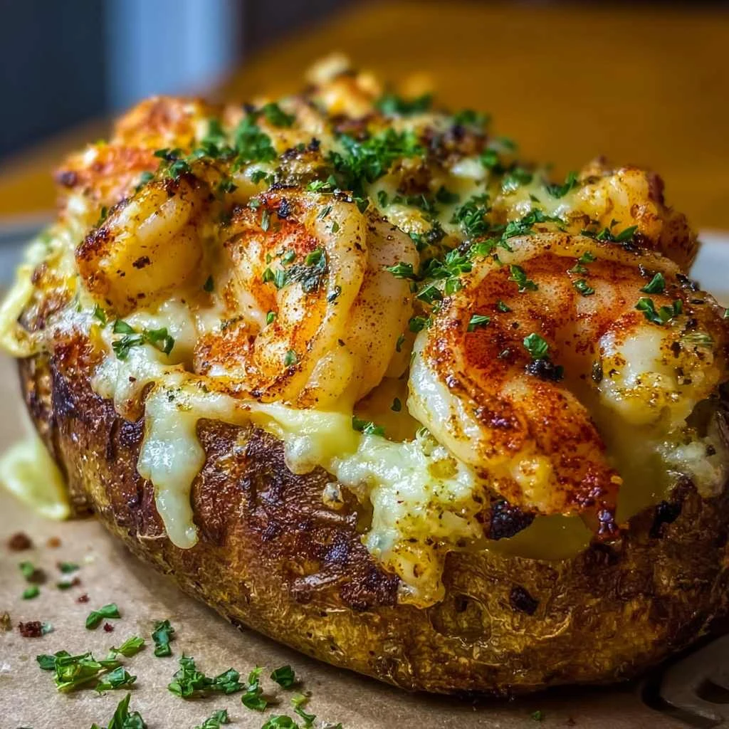 Cajun Cheesy Chicken Jacket Potato