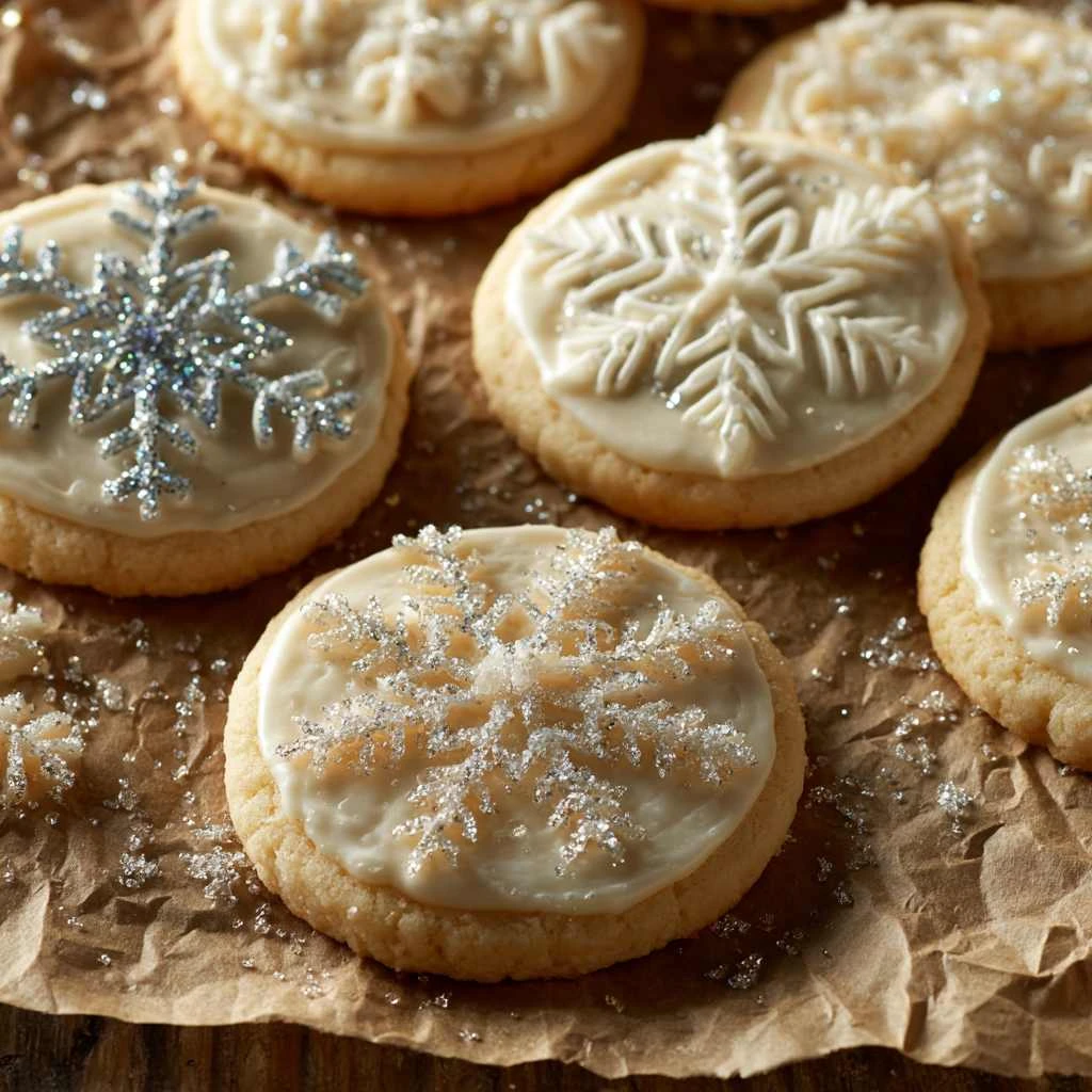 Soft Snowflake Sugar Cookies