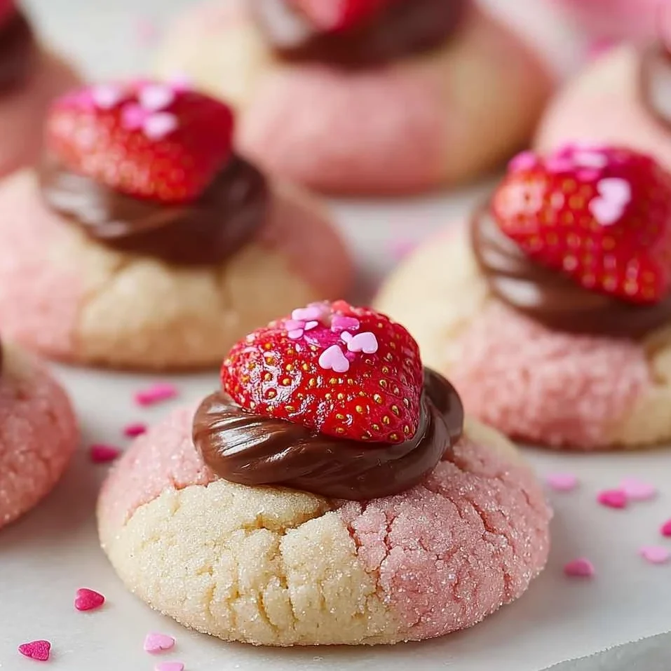 Strawberry Kiss Cookies Recipe Sweet Lovers