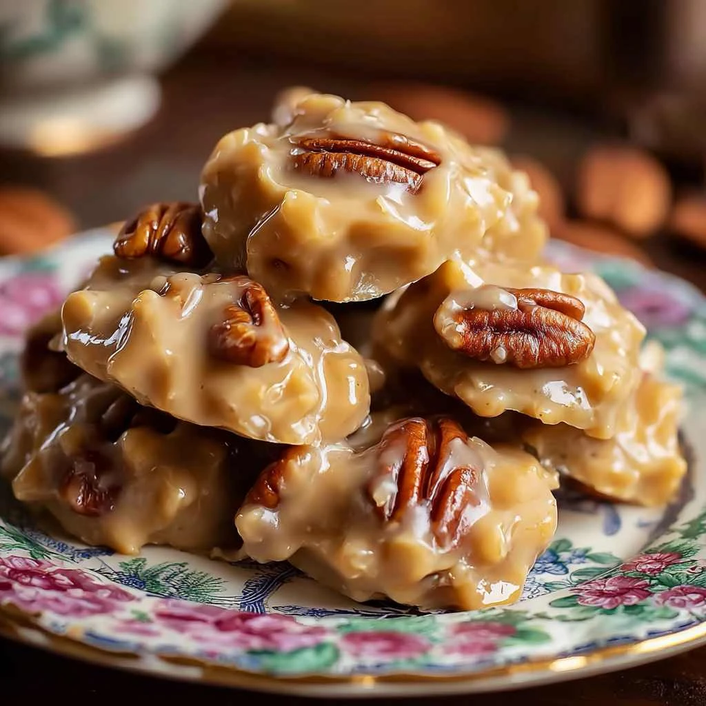 Easy Vanilla Pecan Pralines