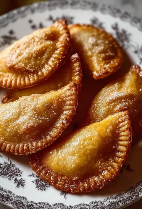 Golden Fried Peach Pies