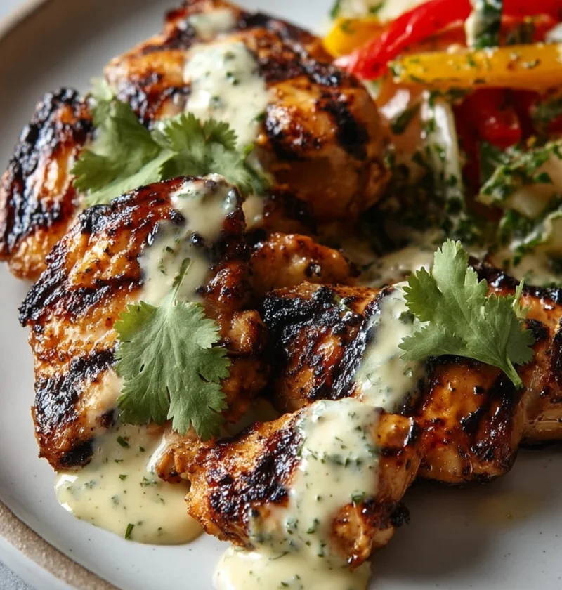 Grilled Limeorange Marinated Chicken Thighs Recipe