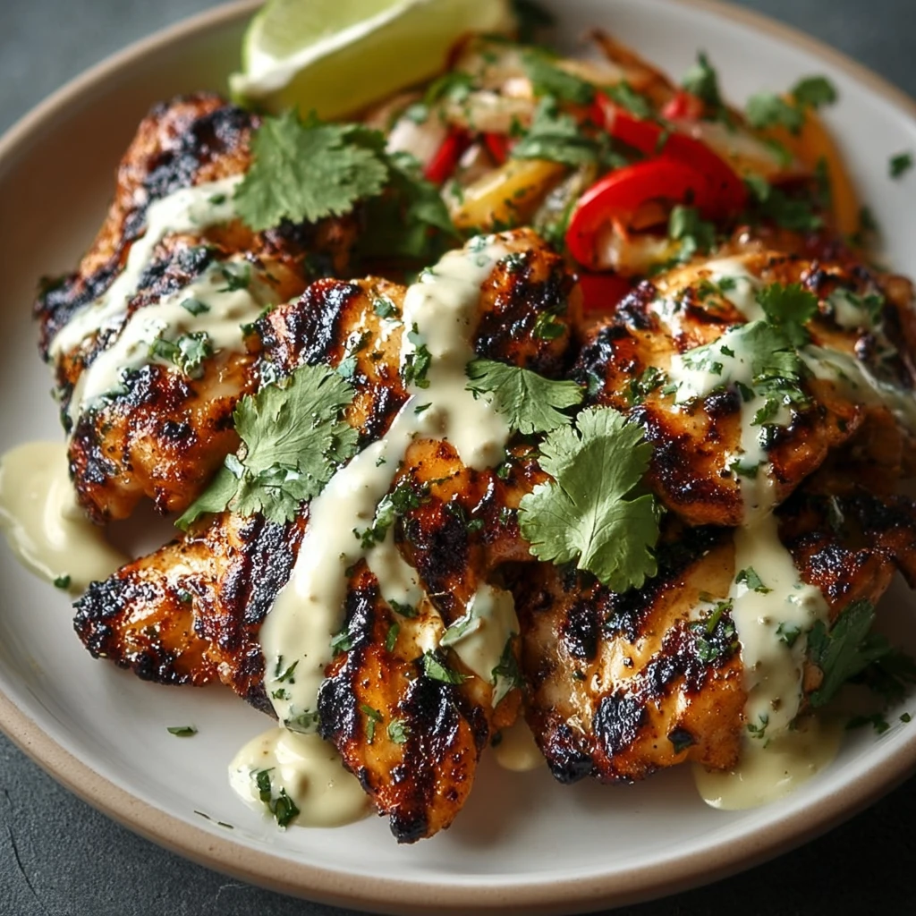 Grilled Limeorange Marinated Chicken Thighs Recipe