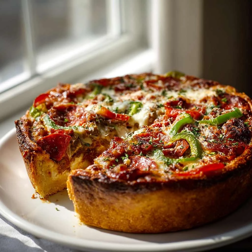 Hearty Pizza Pie Recipe Comfort Food Family Dinner