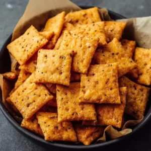 Homemade Cheez Its