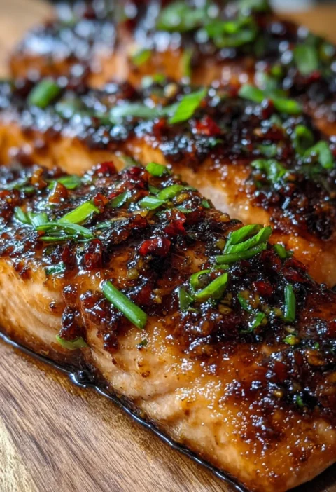 Honey Garlic Glazed Salmon