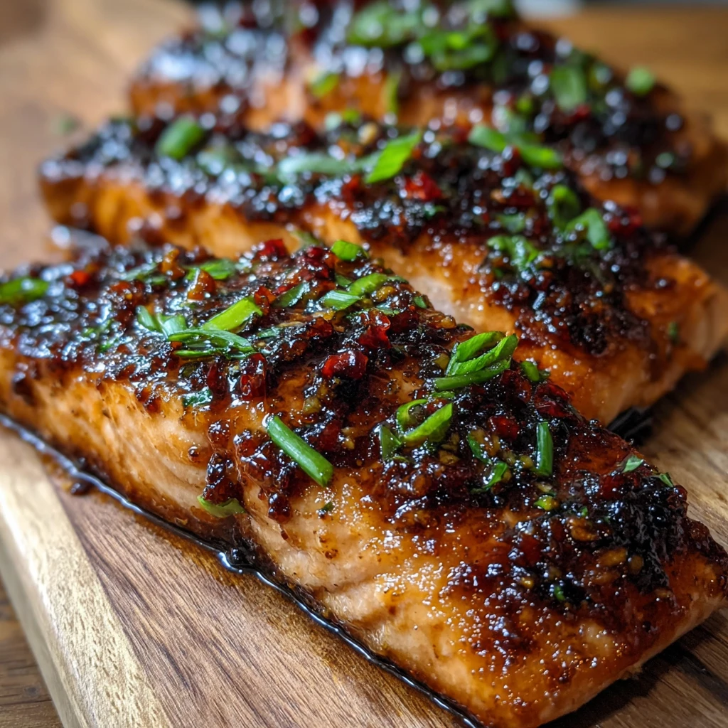 Honey Garlic Glazed Salmon
