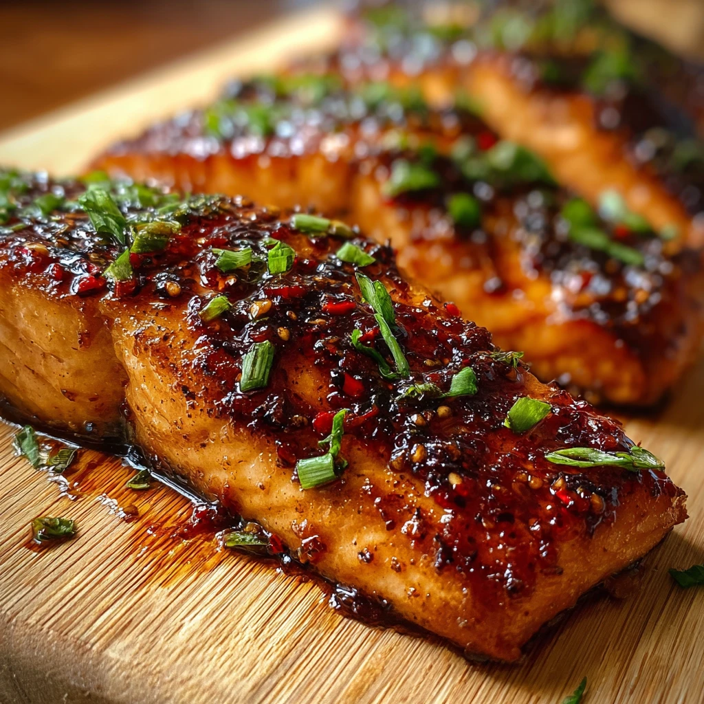 Honey Garlic Glazed Salmon