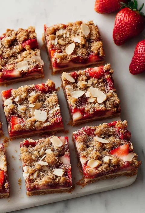 Irresistible Strawberry Rhubarb Bars Recipe Spring