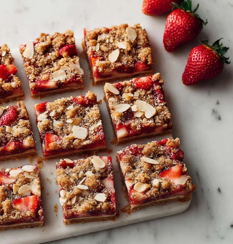 Irresistible Strawberry Rhubarb Bars Recipe Spring