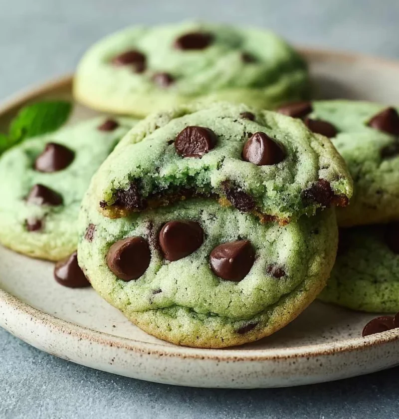 Mint Chocolate Chip Cookies Your New Favorite Minty