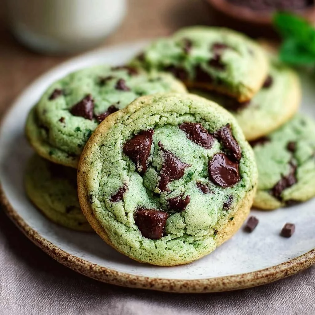 Mint Chocolate Chip Cookies Your New Favorite Minty