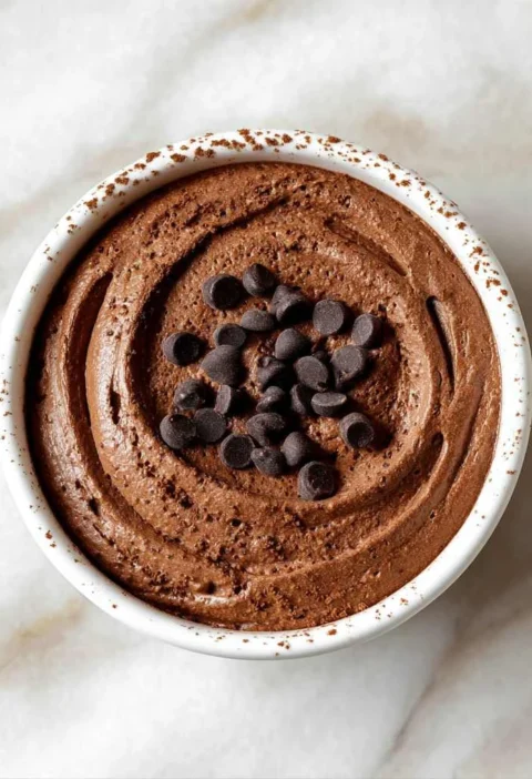 Mocha Cottage Cheese Mousse