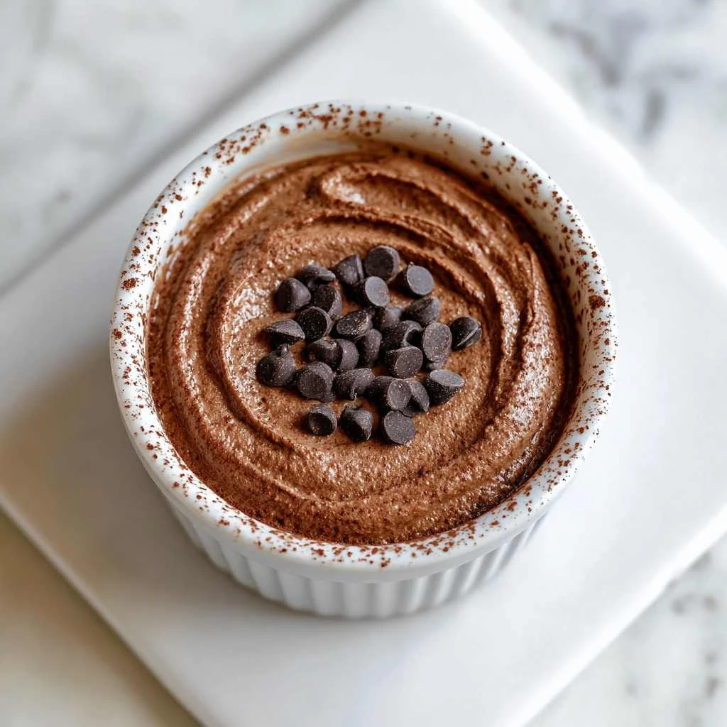 Mocha Cottage Cheese Mousse