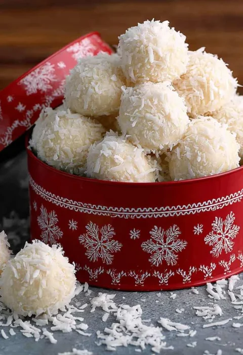 Bake Coconut Snowballs