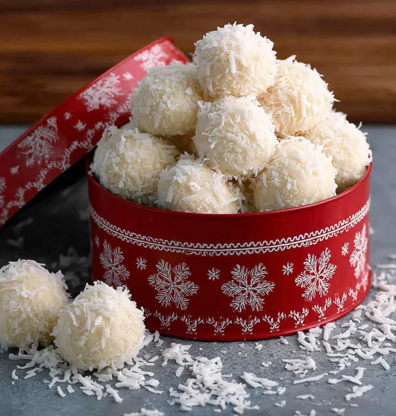 Bake Coconut Snowballs