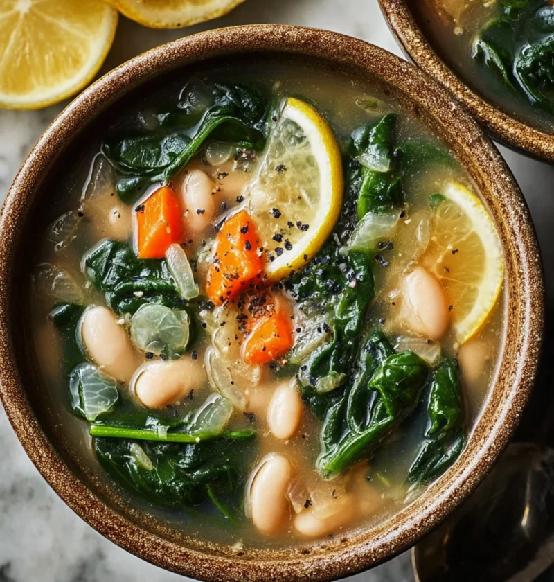 Nourishing White Bean Lemon Soup Recipe