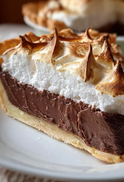 Oldfashioned Chocolate Meringue Pie