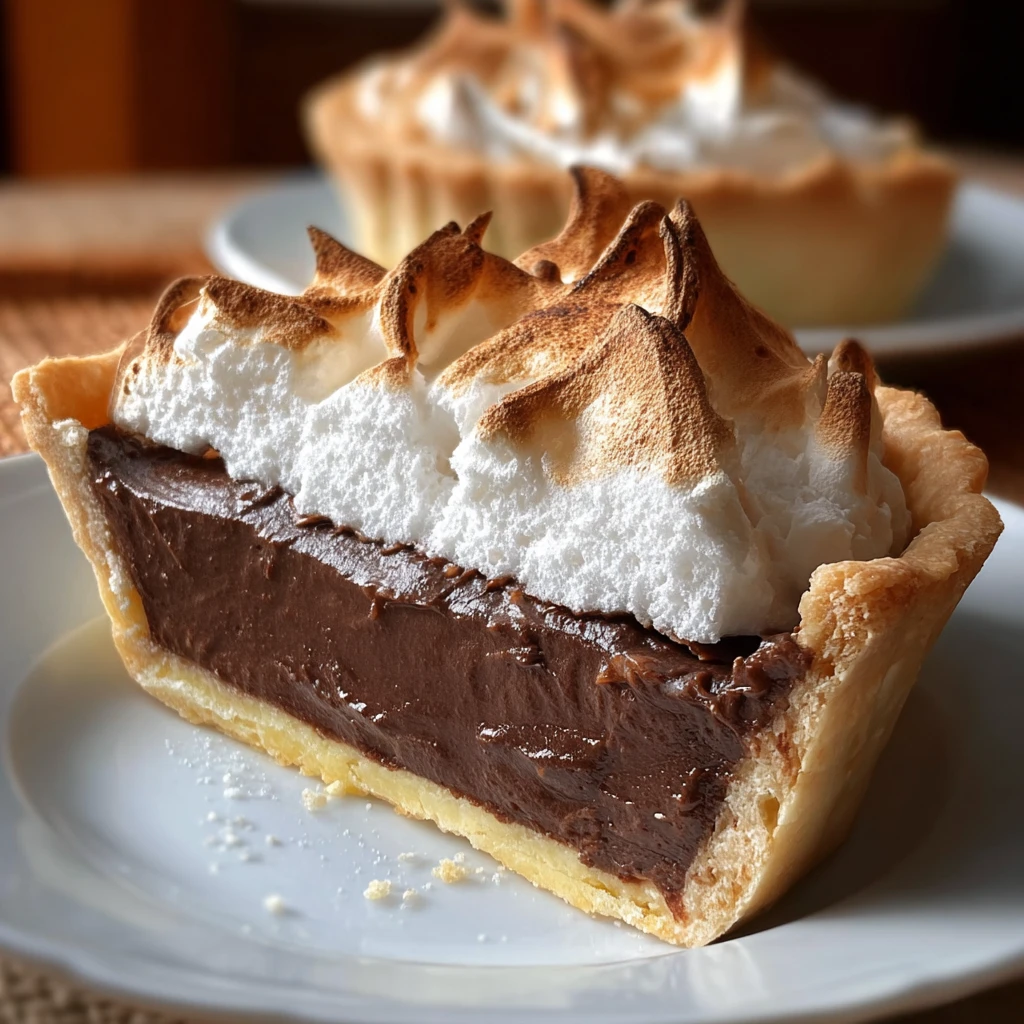 Oldfashioned Chocolate Meringue Pie