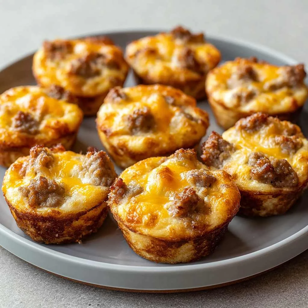 Perfect High Protein Pancake Sausage Mini Muffins