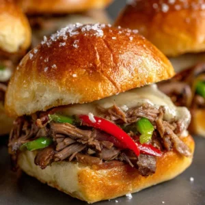 Philly Cheesesteak Sliders