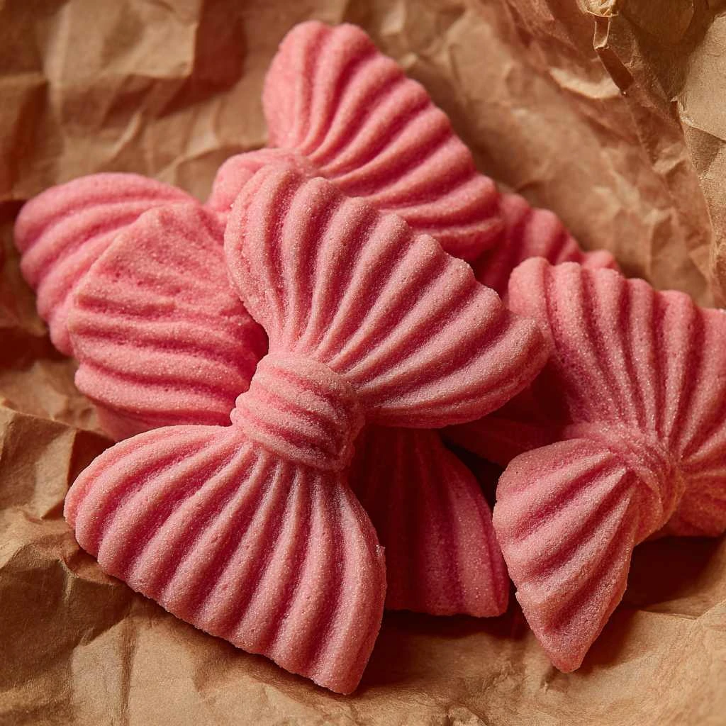 Piped Butter Bow Cookies