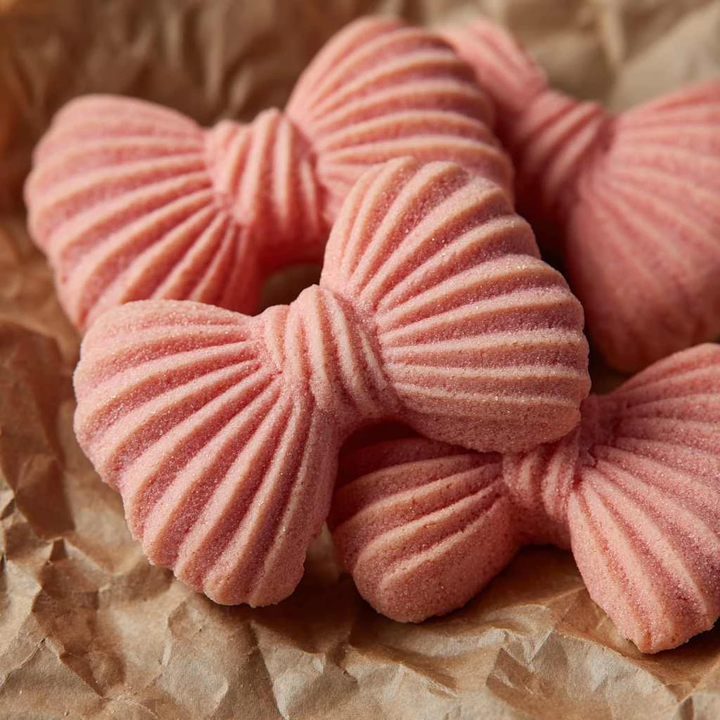 Piped Butter Bow Cookies